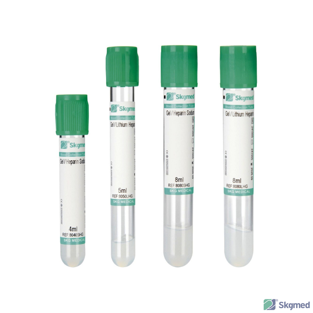 หลอดเก็บเลือดสุญญากาศ Heparin & Separate Gel Tube 
