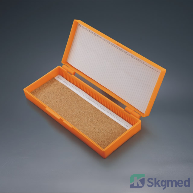 Storage Boxes for Microscope Slide 50 Place (Snap Closures)