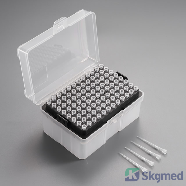 STERILE FILTER TIPS, RACKED, IN FILP LID BOX 