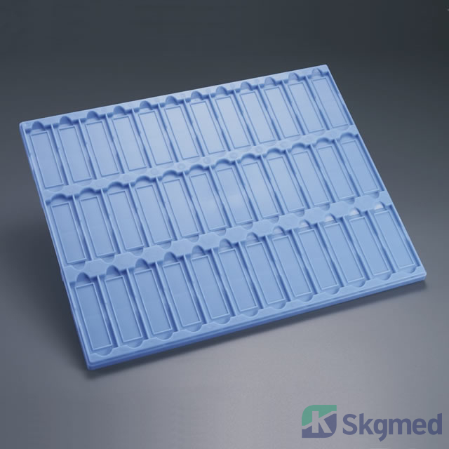 Plastic dienblad voor microscoopschuif 30 plaats