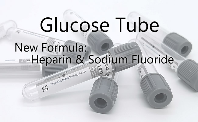 Tubo per glucosio - Nuova formula: eparina e fluoruro di sodio
