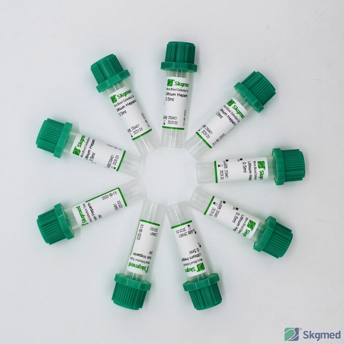 Kohikohi Toto Moroiti Tube Heparin Lithium he Heparin Sodium 0.5ml ranei 1.0ml