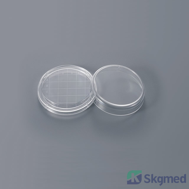 Petri Dish ตาราง 65x15 มม. Cell Cuture