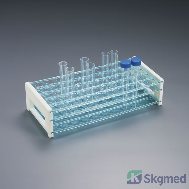 Πλαϊνή ολίσθηση με ράφι δοκιμαστικού σωλήνα από πολυστυρένιο